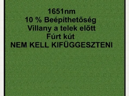 Eladó telek Szeged 1651 nm