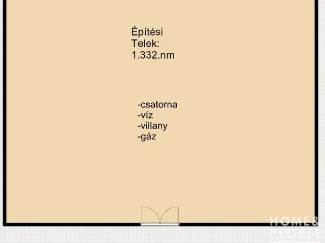 Eladó telek Mórahalom 1332 nm
