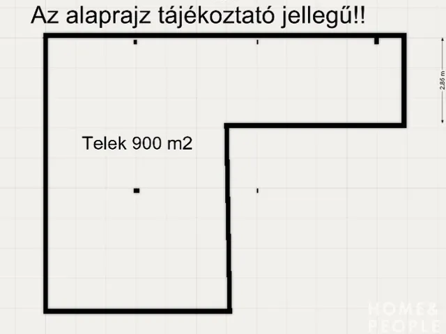 Eladó telek Szeged, Újszeged 900 nm