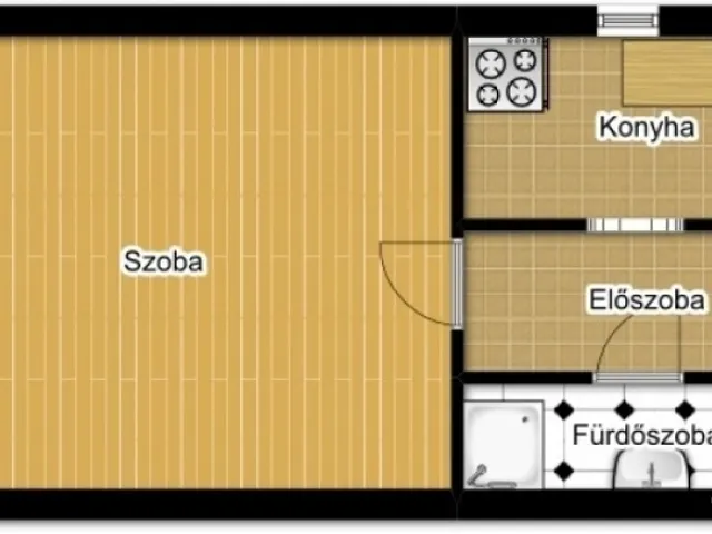 Kiadó lakás Szeged, Alsóváros 30 nm