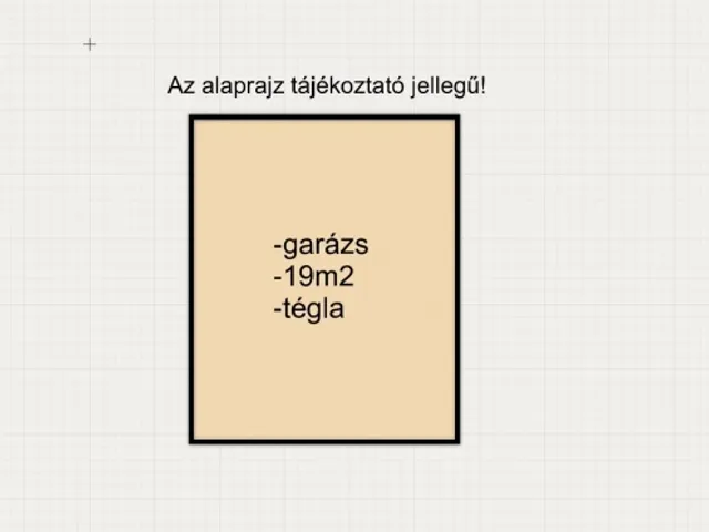 Eladó garázs Szeged, Alsóváros 19 nm
