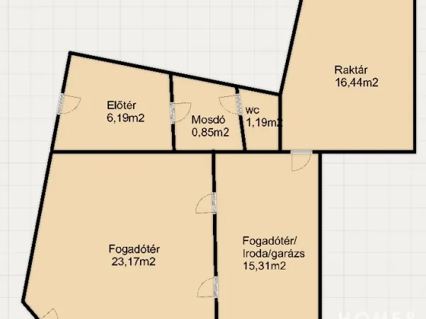 Eladó kereskedelmi és ipari ingatlan Szeged, Rókus 68 nm