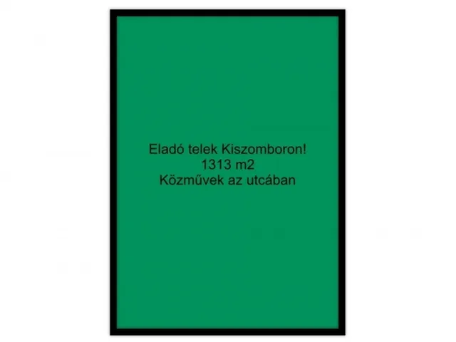 Eladó telek Kiszombor 1313 nm