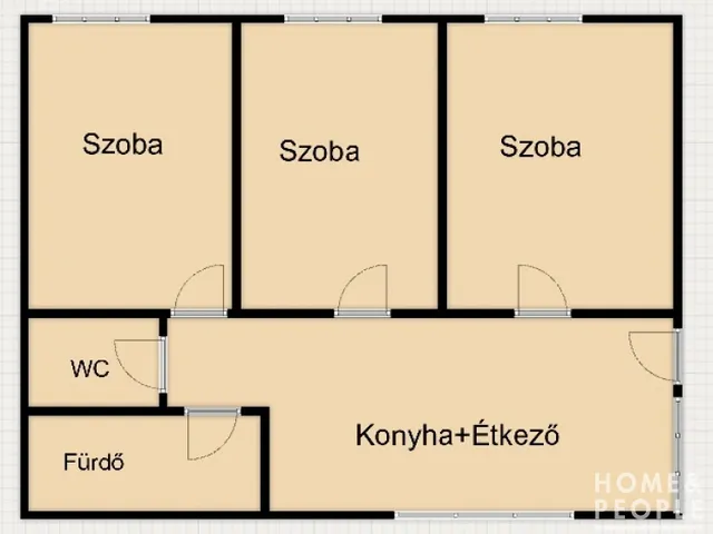 Eladó lakás Hódmezővásárhely 80 nm