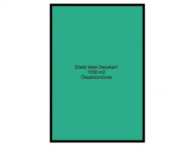 Eladó telek Deszk 1050 nm