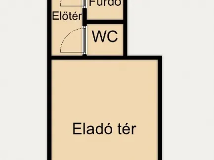 Eladó kereskedelmi és ipari ingatlan Szeged, Belváros 23 nm