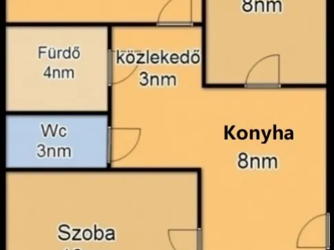 Eladó lakás Szeged, Rókus 53 nm