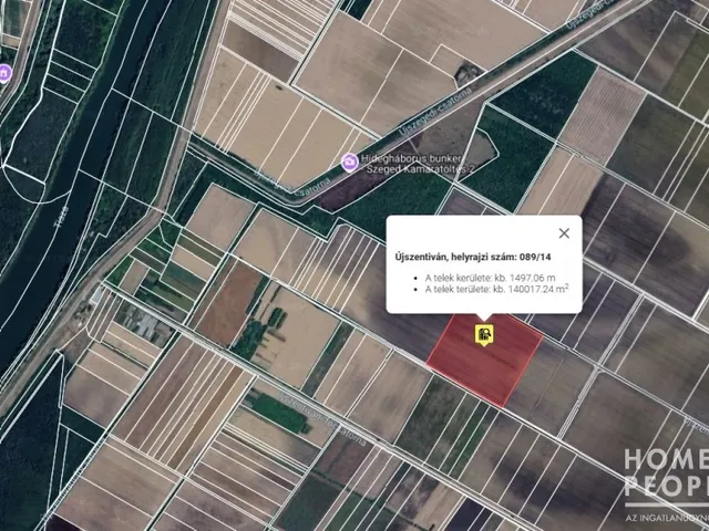 Eladó mezőgazdasági ingatlan Újszentiván 140000 nm