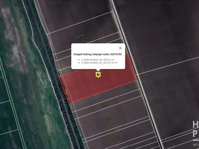Eladó mezőgazdasági ingatlan Szeged, Szőreg 36000 nm