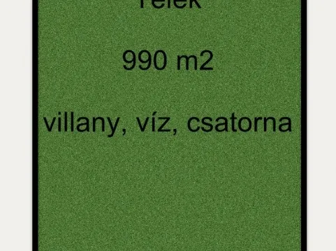 Eladó telek Sándorfalva 990 nm