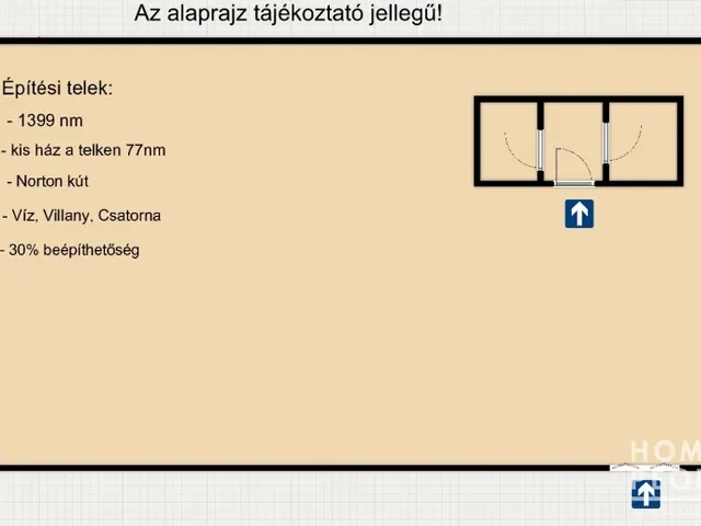 Eladó telek Hódmezővásárhely 77 nm