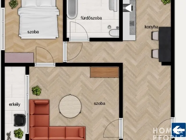 Eladó lakás Szeged, Felsőváros 53 nm