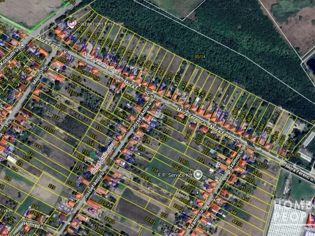 Eladó telek Tiszasziget 1400 nm