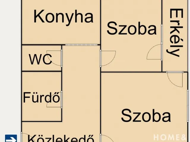 Eladó lakás Mórahalom 55 nm