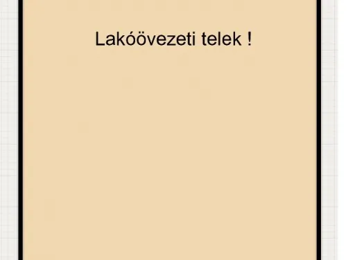 Eladó telek Zsombó 1000 nm