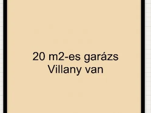 Eladó garázs Szeged, Újszeged 20 nm