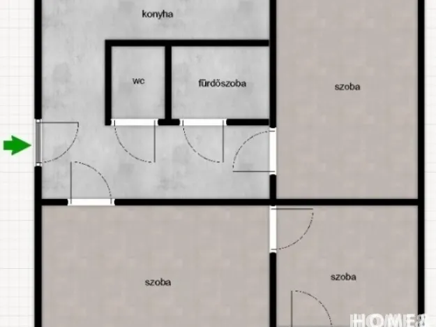 Eladó lakás Szeged 61 nm