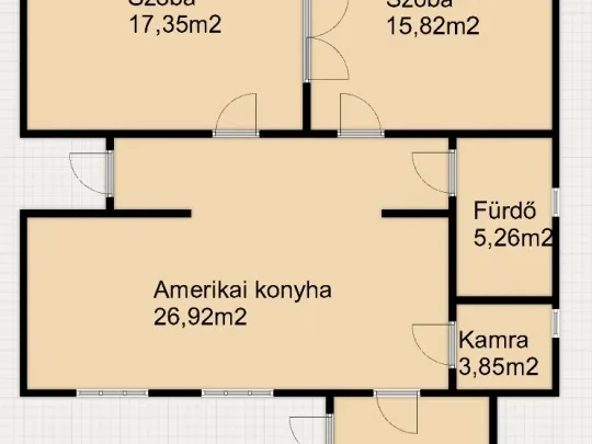 Eladó ház Hódmezővásárhely 75 nm