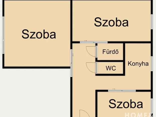 Eladó lakás Szeged, Felsőváros 60 nm