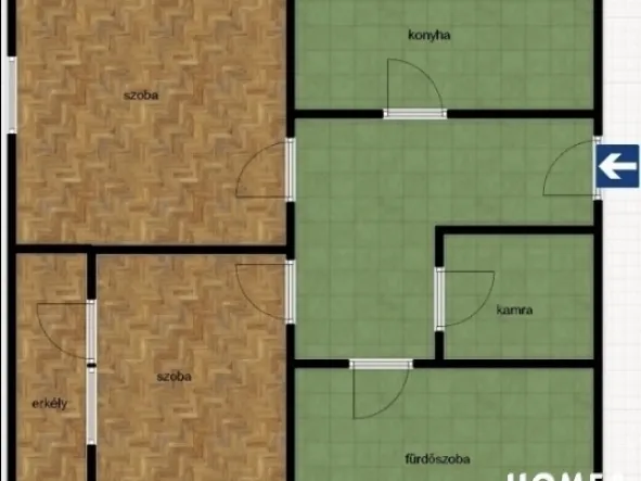 Eladó lakás Szeged, Felsőváros 50 nm