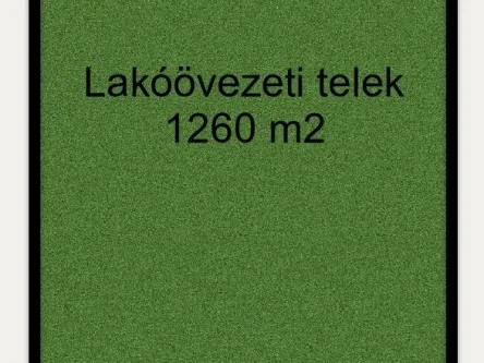 Eladó telek Magyarcsanád 1260 nm