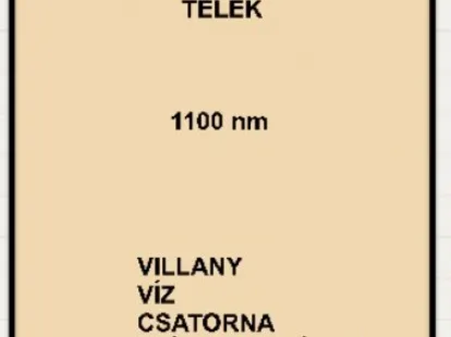Eladó telek Kübekháza 1100 nm