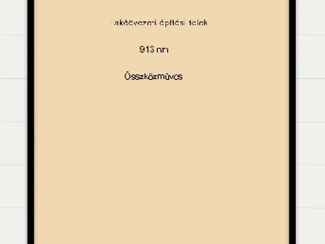 Eladó telek Szeged, Petőfitelep 913 nm