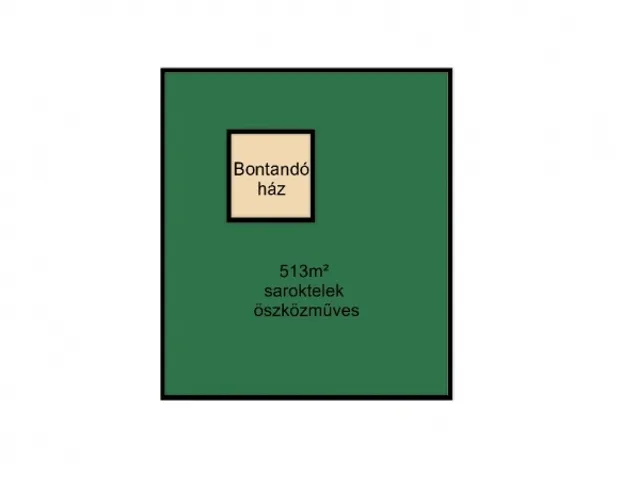 Eladó telek Szeged, Újszeged 513 nm