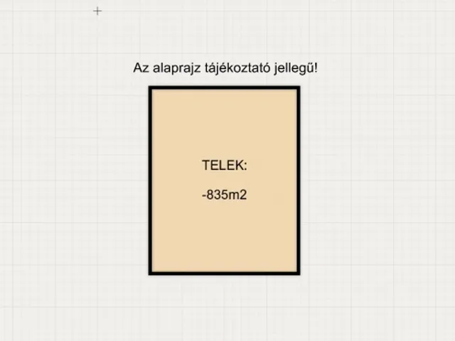 Eladó telek Apátfalva 835 nm