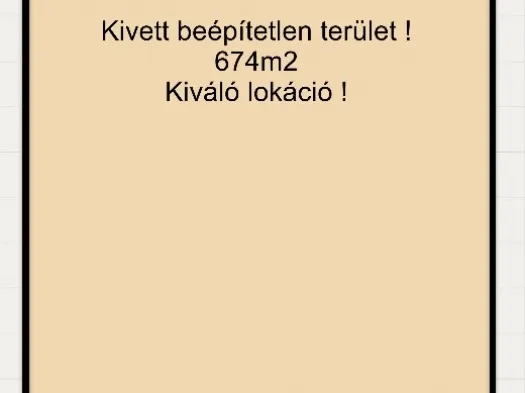 Eladó telek Mórahalom 674 nm