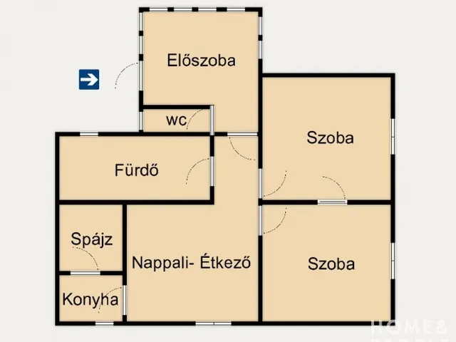 Eladó ház Makó 77 nm