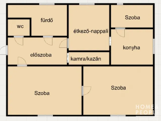 Eladó ház Hódmezővásárhely 80 nm