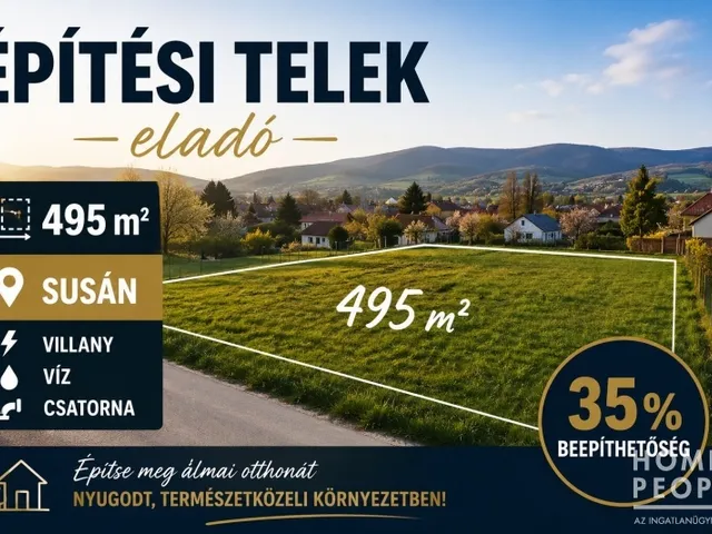 Eladó telek Hódmezővásárhely 495 nm