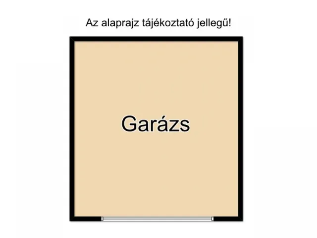 Eladó garázs Szeged, Petőfitelep 15 nm
