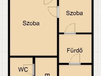 Eladó lakás Hódmezővásárhely 44 nm