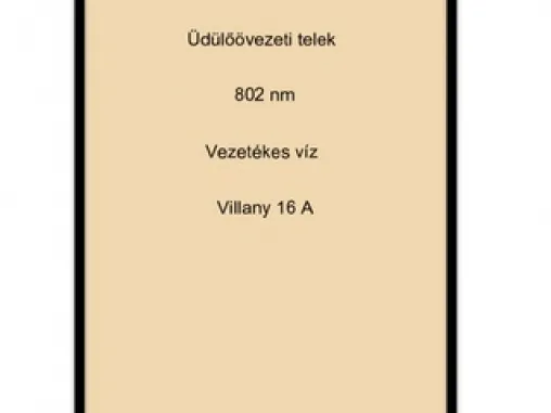 Eladó telek Szeged, Kiskundorozsma 802 nm