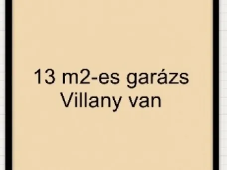 Eladó garázs Szeged, Újszeged 13 nm