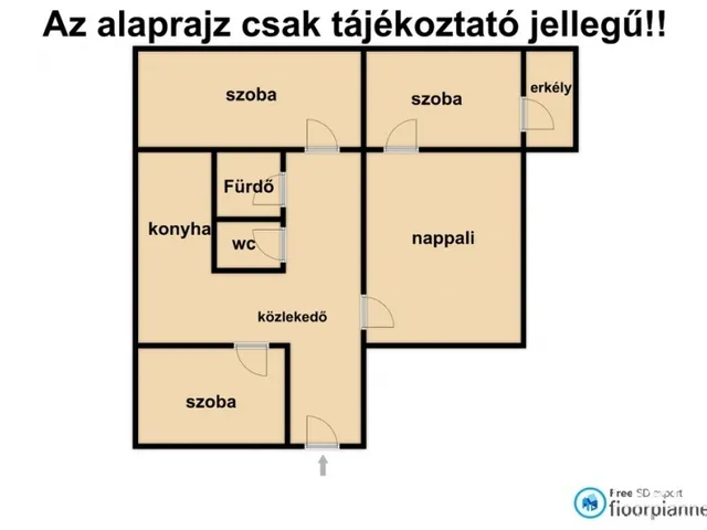 Eladó lakás Hódmezővásárhely 74 nm