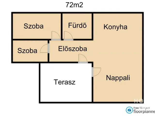 Eladó ház Hódmezővásárhely 72 nm