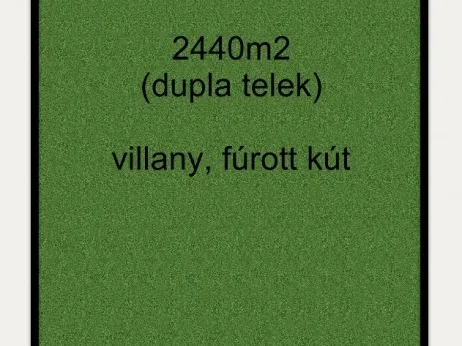Eladó mezőgazdasági ingatlan Bordány 2440 nm