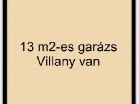 Eladó garázs Szeged, Újszeged 13 nm