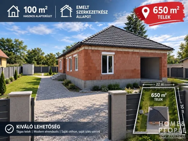 Eladó ház Hódmezővásárhely 100 nm