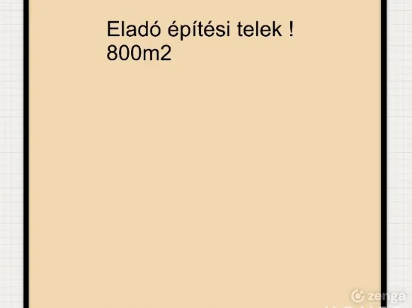 Eladó telek Balástya 800 nm