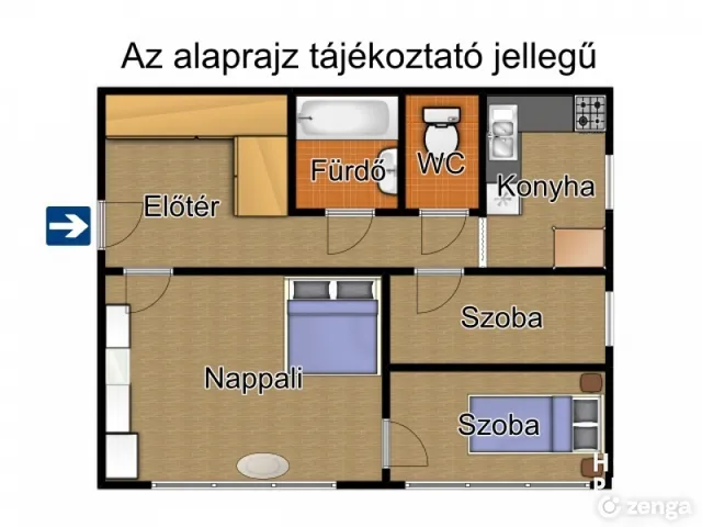 Eladó lakás Szeged, Makkosház 61 nm