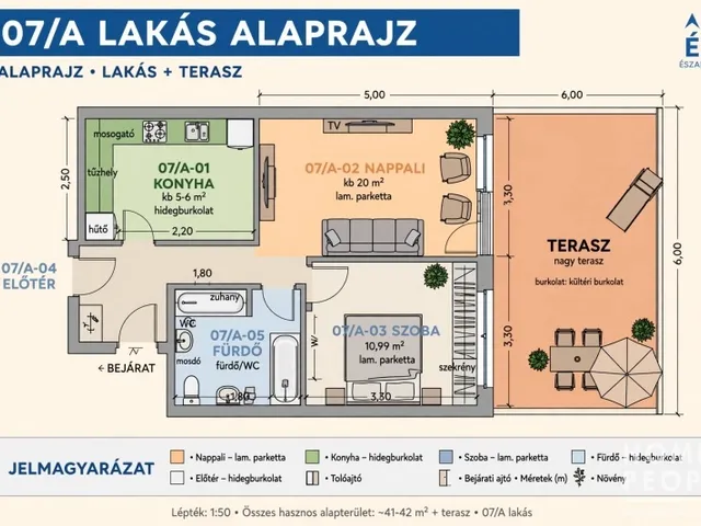 Eladó lakás Szeged 42 nm