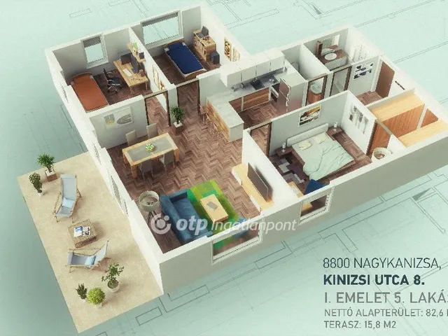 Eladó lakás Nagykanizsa 90 nm