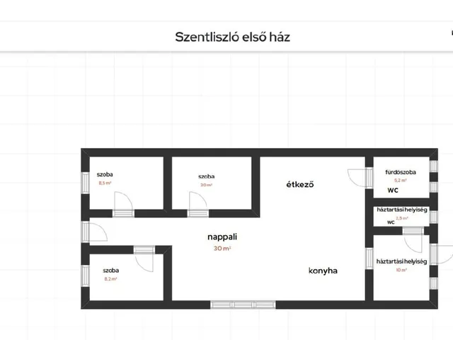 Eladó ház Szentliszló 170 nm