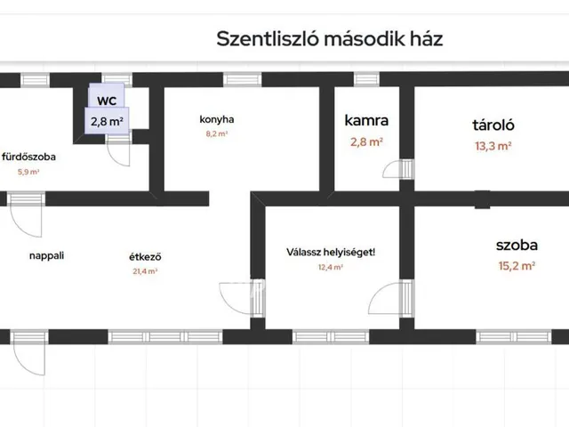 Eladó ház Szentliszló 170 nm