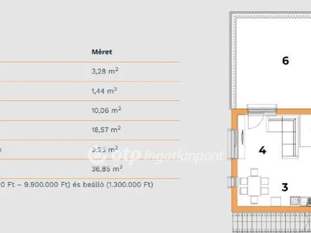 Eladó lakás Nagykanizsa 78 nm