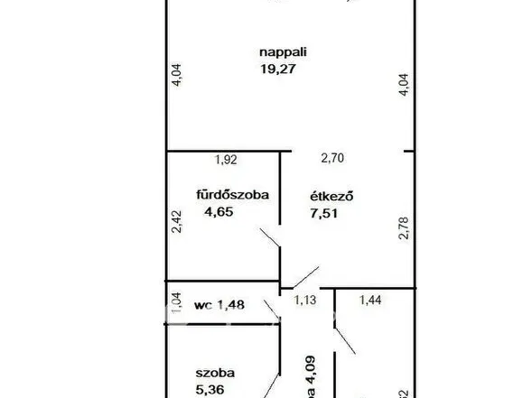 Eladó lakás Hévíz 49 nm